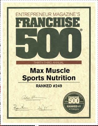 Max Muscle Franchise Opportunities